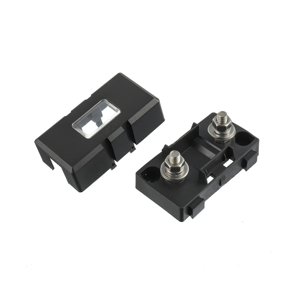 2 X ANS-H Car Fuse Holder and 2 X High Current Bolt on Midi Fuses 100A Amp for Cars, Trucks, Vehicles 100A