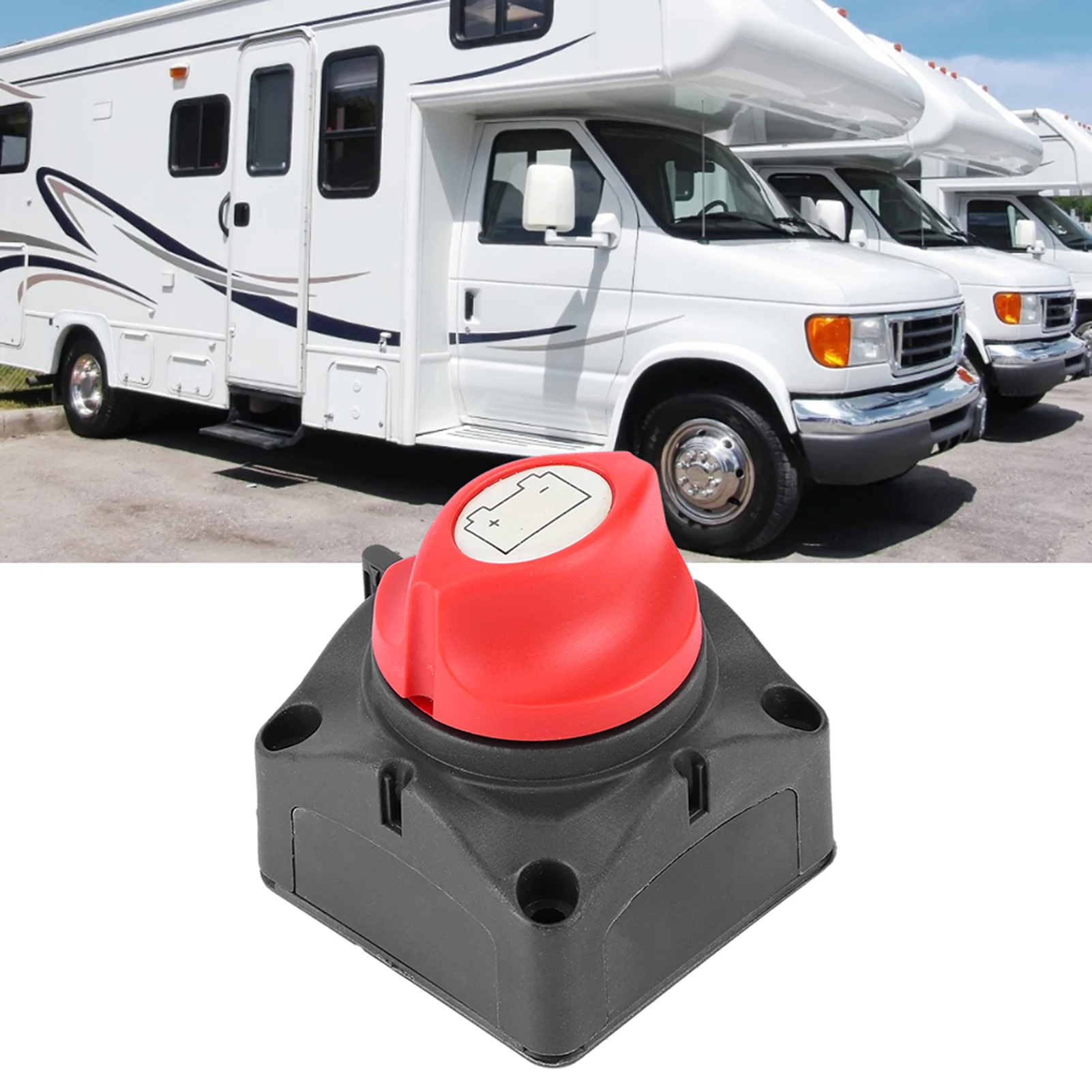 Batterietrennschalter 12 V 600 A Batterieleistungsisolator Master Disconnect Cut Off Two Level für Wohnmobil-Yacht