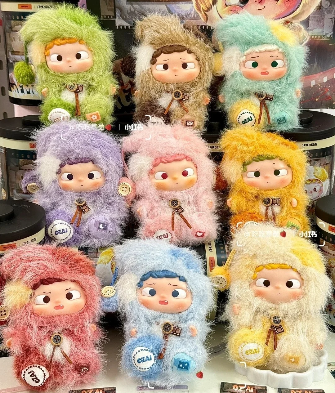 

Genuine In Stock Ozai New Framed In Memory Series Vinyl Blind Box Plush Vinyl Doll Pendant Bag Decoration Kawaii Girl Gift