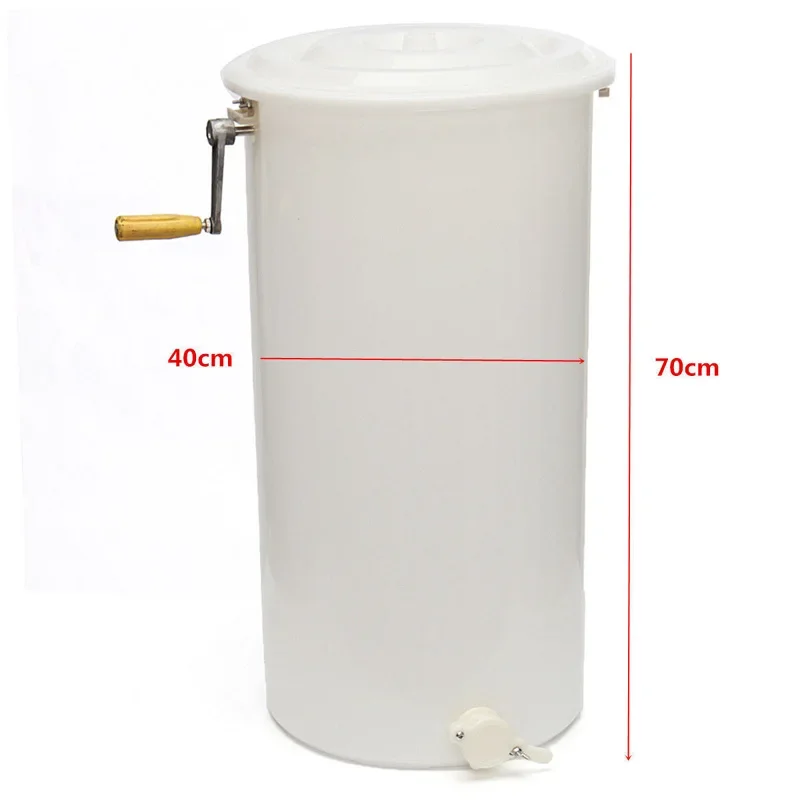 2 Frame Plastics Honey Extractor  Beekeeping Equipment Honey Centrifuge Machine Manual Honey Extractor