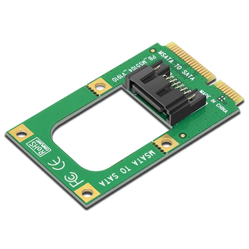 Cartão de conversão Solid State Interface, disco rígido, interface SSD, MSATA para SATA, 7Pin, SATA 3.0