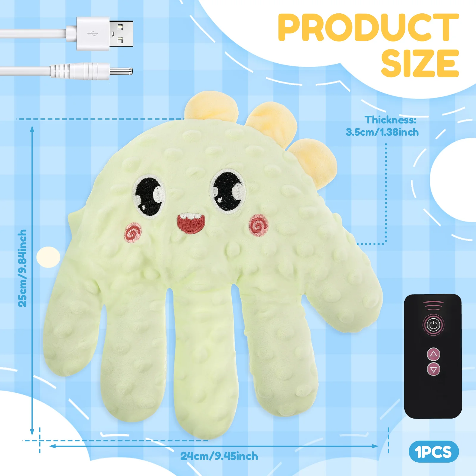 الطفل مهدئا النخيل للنوم الربت بعقب نمط وسادة الربت التلقائي مع جهاز التحكم عن بعد الطفل الفراش النوم لحديثي الولادة