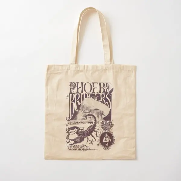 Phoebe Bridgers I Know The End Cotton  Canvas Bag Shoulder Bag Unisex Travel Ladies Shopper Casual Tote Grocery Designer Fabric