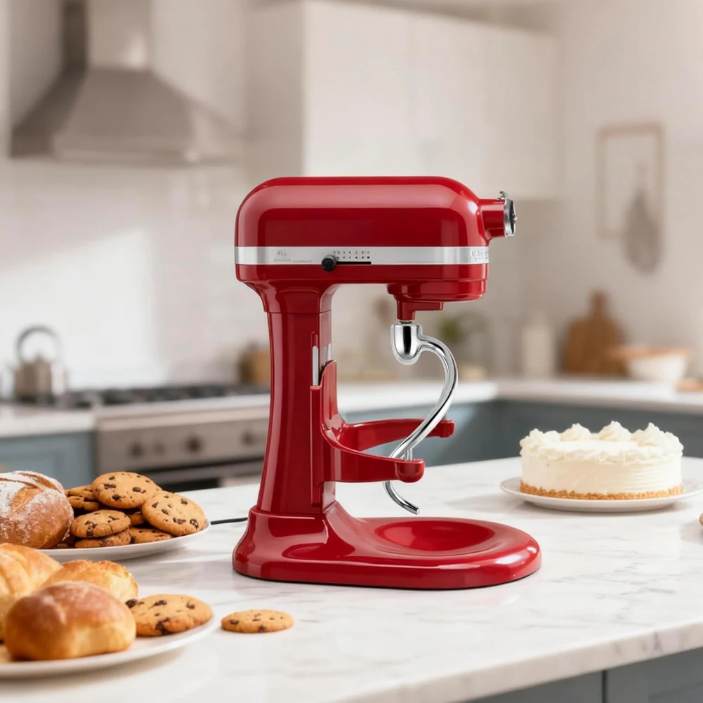 Multi-use Gear Stainless Steel Spiral Dough Hook Fit 5-6QT Bowl-Lift Stand Mixers, for Stand Mixer Attachment Replacement