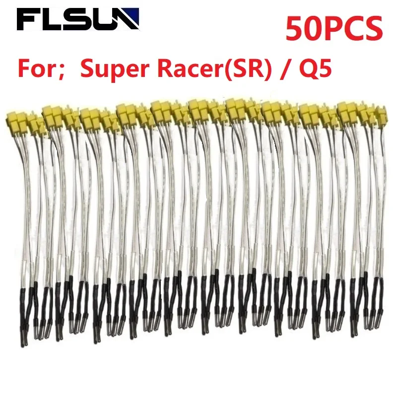FLSUN Super Racer Temperatur Sensor 3d Drucker Zubehör Für SR Q5 Thermistor NTC 100K Effektor Teile Großhandel – Detail 1