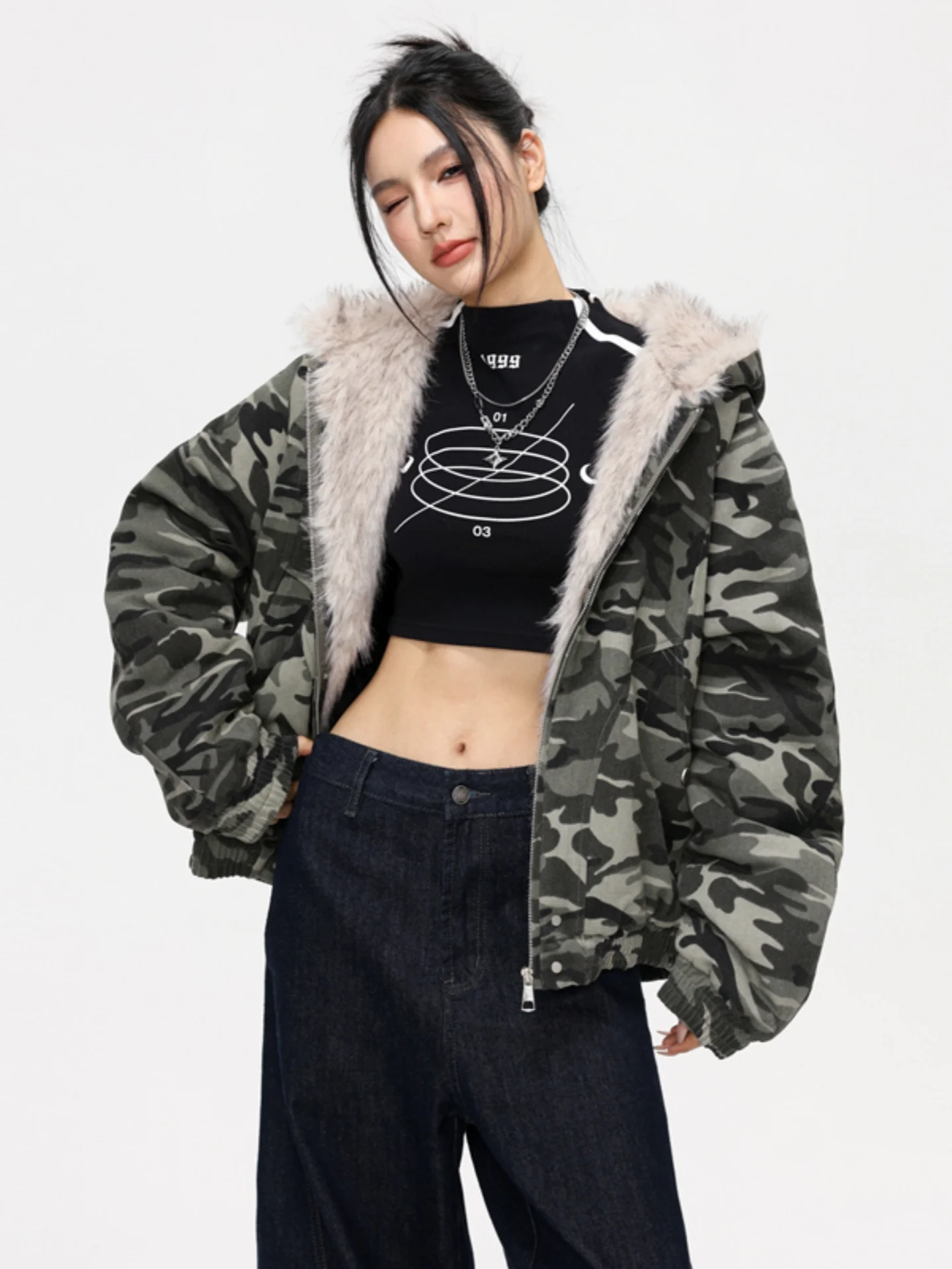 

Утепленная камуфляжная хлопковая куртка для мужчин, зимняя теплая одежда Mountain Eagle, американское ретро-пальто из хлопка