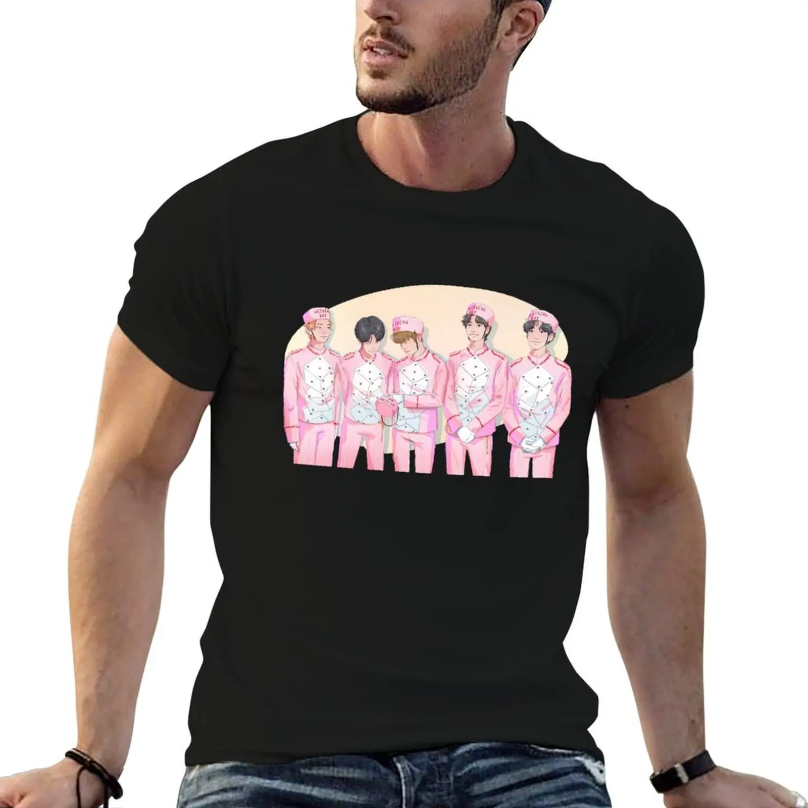 Футболка SHINee Weekend Boys, футболка с изображением аниме, футболки для мужчин, мягкие хлопковые футболки, дизайнерская футболка