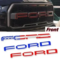 Calcomanías de letras con emblema de rejilla delantera de coche ABS, decoración para Ford F150 2017 2018, insignia para maletero trasero, pegatina con logotipo, accesorios para automóviles