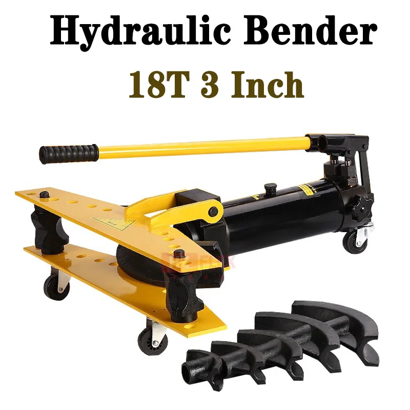 

18T 3 Inch Manual Hydraulic Pipe Bending Machine Pipe Bender Hydraulic Pipe Bending Tool SWG-3