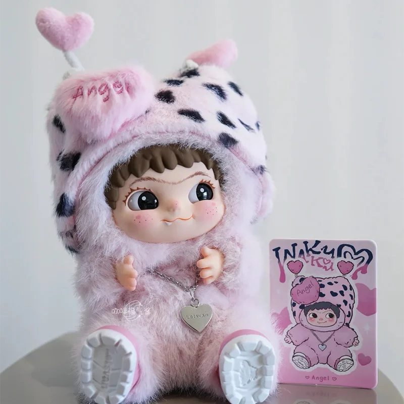 

Новая подлинная подвесная карта Wakuku Kawaii, плюшевая кукла, милый кролик, ангел, панда, дракон, стильная сумка, подвеска, декор для девочек, детский подарок