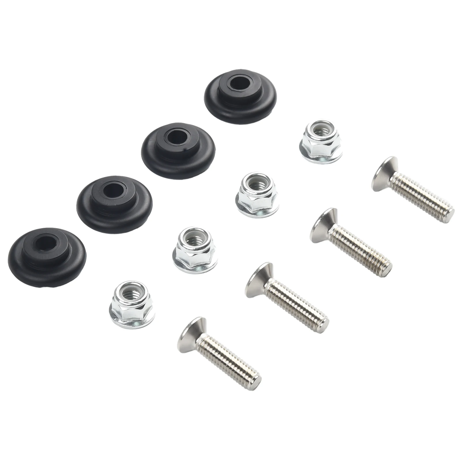4set Motorcycle Luggage Bushing Pad Motorcycle Tailbox Buckle Rear Luggage Bushing Trunk Bracket For Storage Box