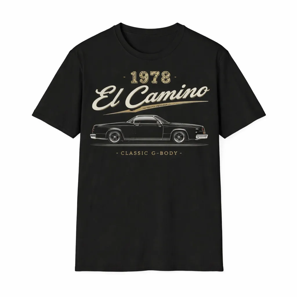 

1978 Chevy El Camino G-Body Muscle Car Tee