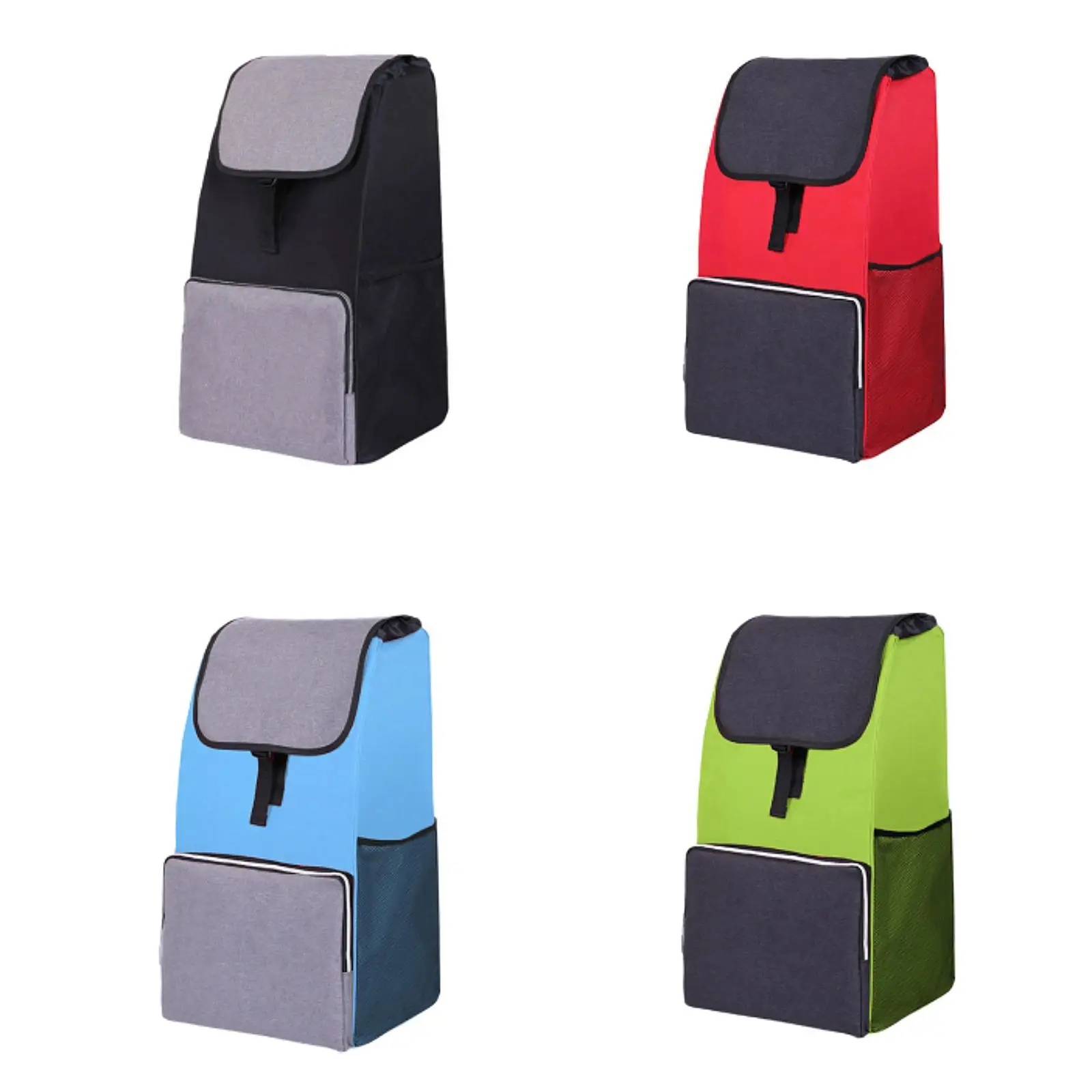 

Shopping Cart Bag Fold up Dolly Accessories with Front Pocket Storage Bag