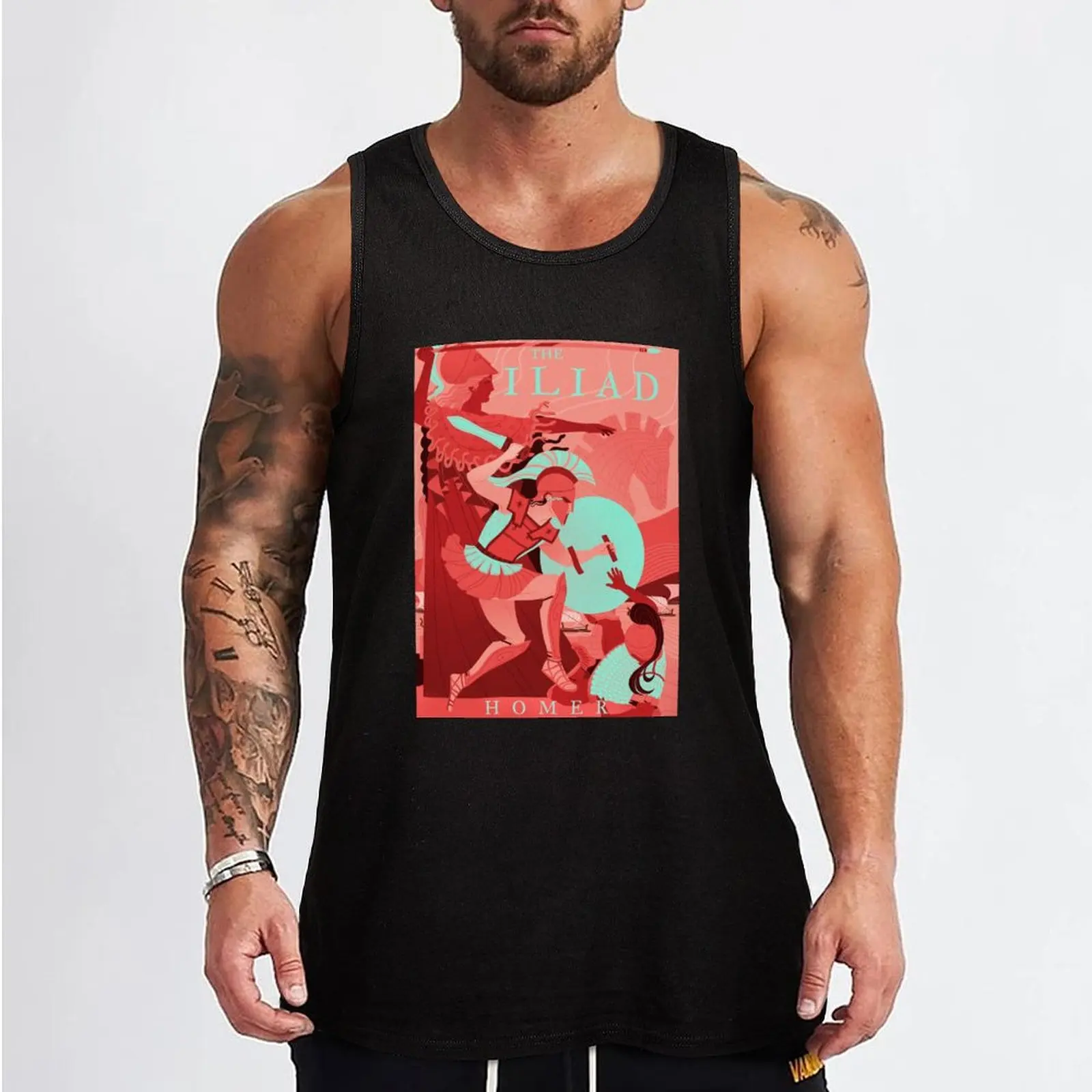 The Iliad Tank Top men clothes sleeveless tshirts for men