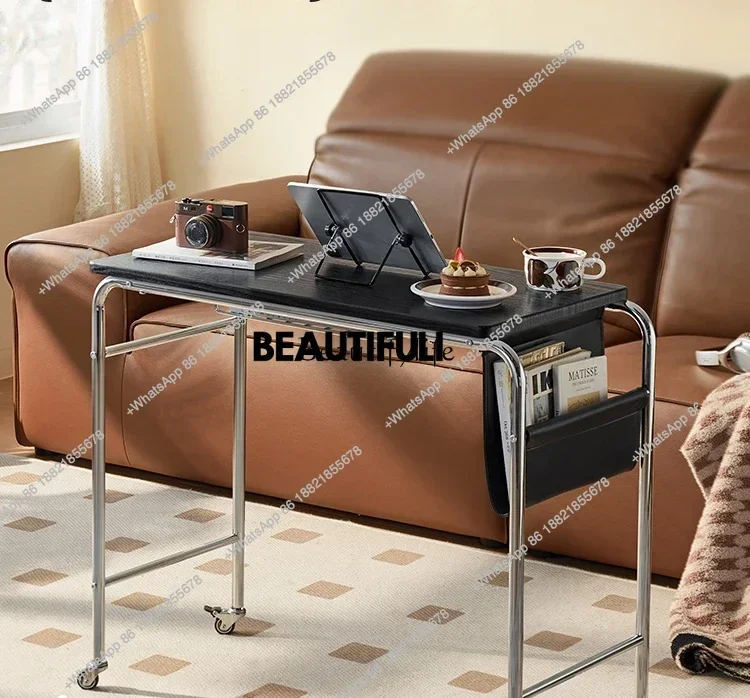 Office computer desk makeup mobile small apartment learning narrow desk workbench