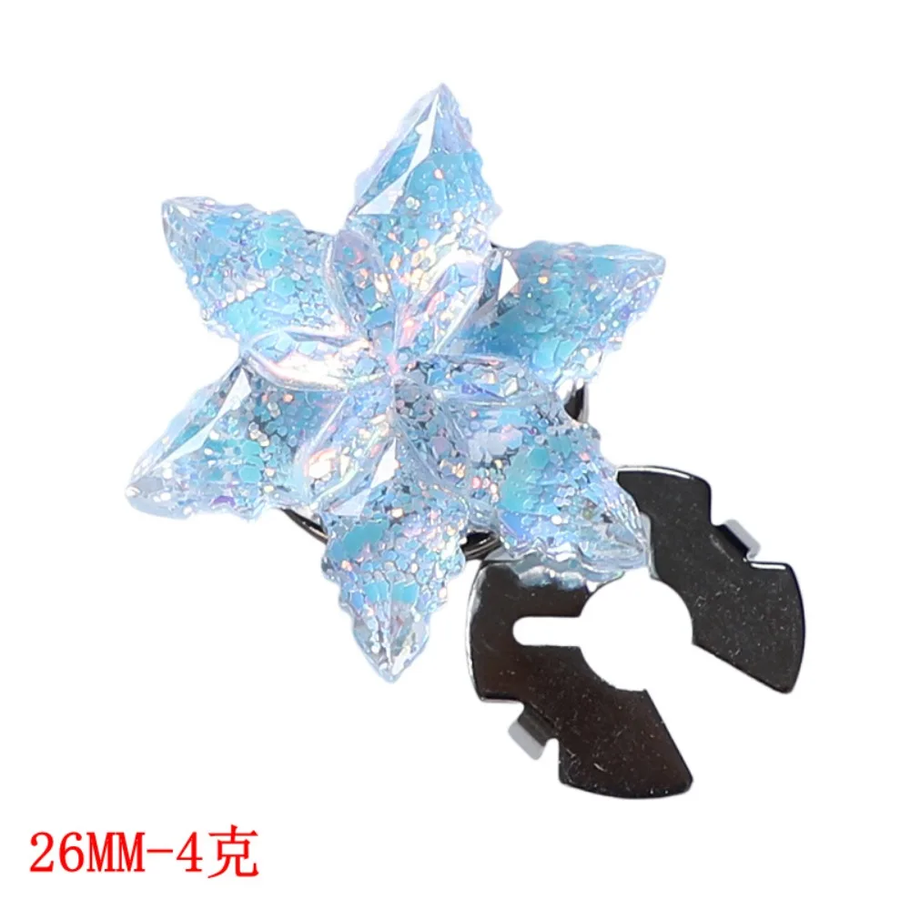 1 قطعة غطاء أزرار نجمة خماسية غطاء أزرار أزرار أكمام الراتنج للأزياء الملابس اكسسوارات الديكور أنيقة أنيقة #6