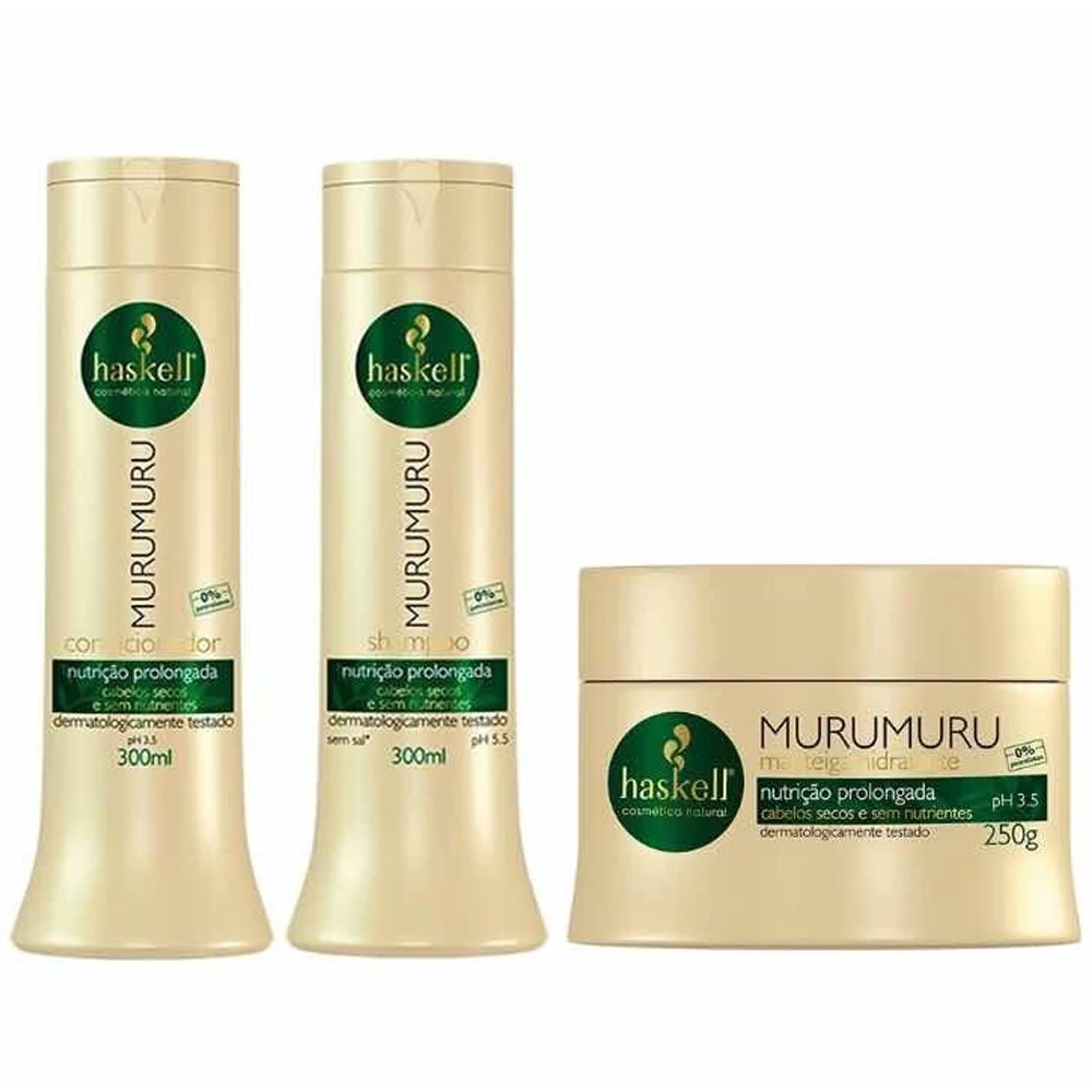 Haskell Murumuru Shampoo Kit + Conditioner + Mask 300g