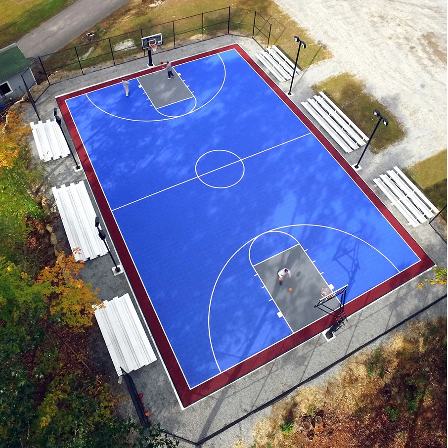 

Full Size Anti-slip Sport Modular Tiles Durable PP Interlocking Modular Sport Outdoor Basketball Court Flooring Tiles