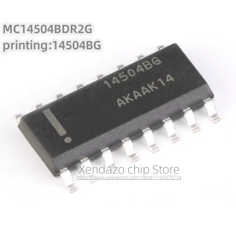 10pcs/lot MC14504BDR2G printing 14504BG SOP-16 package Original genuine Logic Chip