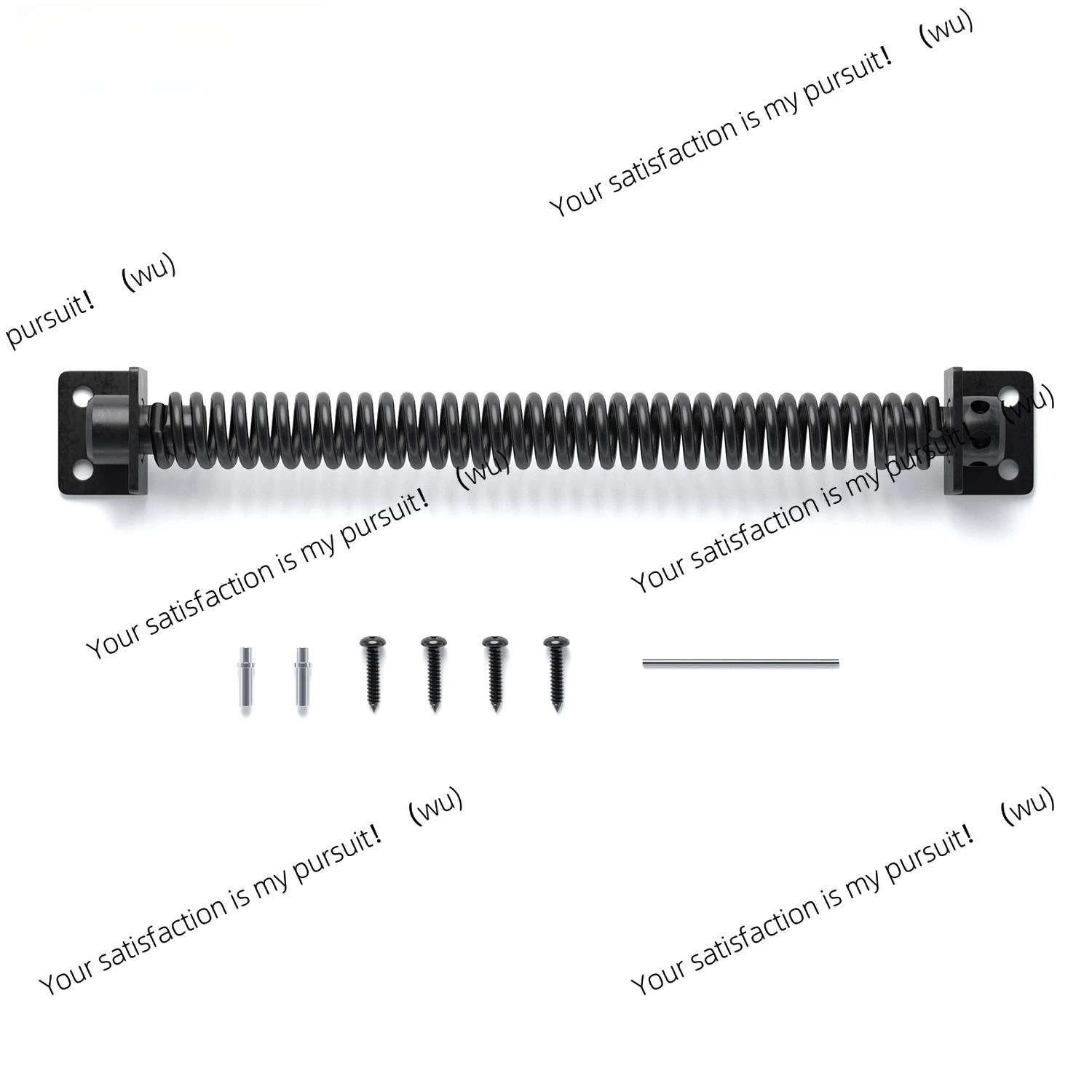 

Американская автоматическая закрывающаяся сверхмощная наружная дверь с пружиной, регулируемая черная углеродистая сталь, самозакрытая дверь, пружинный забор, дверь для забора