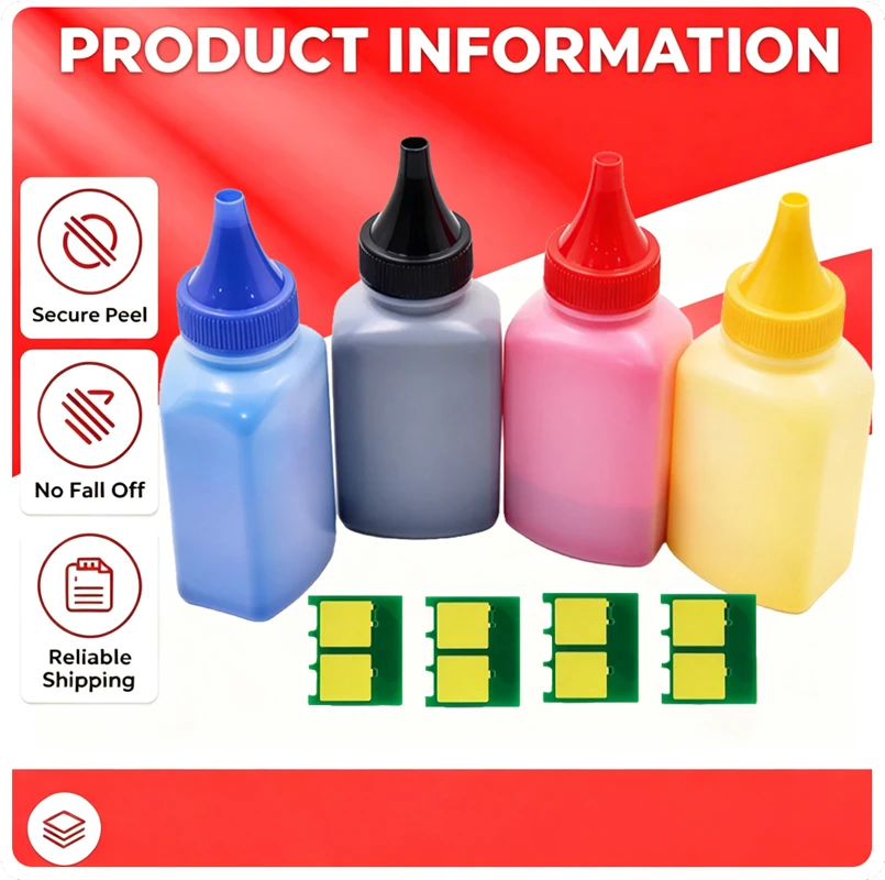 CF210A CF211A CF212A CF213A Toner Powder and Chip Compatible For HP Color Laserjet Pro 200 M276N M276NW M251N M251NW 2.4K 1.8K
