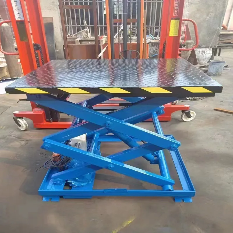 Connecting Transition Lift Manual Steering Lifting Platform Exhibition Hall Electric Rotary Table