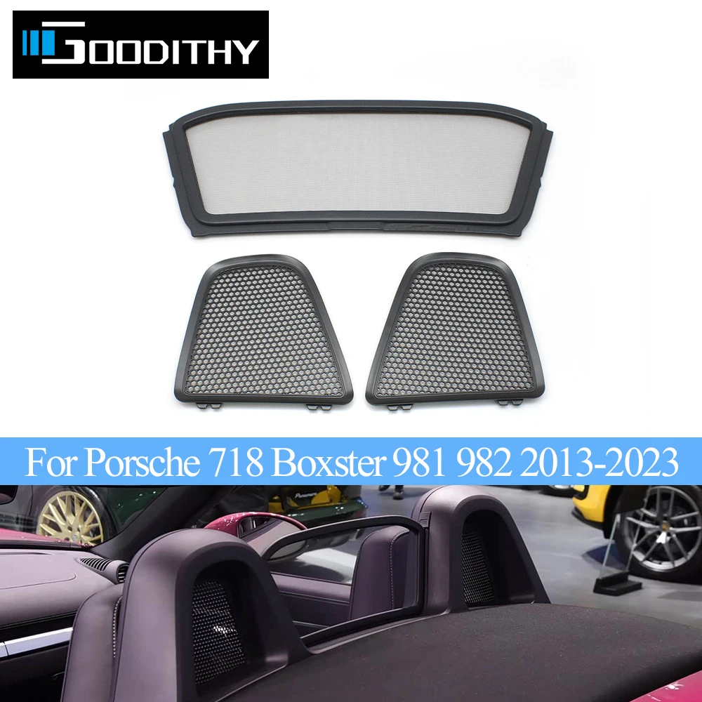 Car Interior Seat Backrest Cushion Pillow Net Cover Trim For Porsche 718 Boxster 981 982 2013-2023 98156158302 98156162106