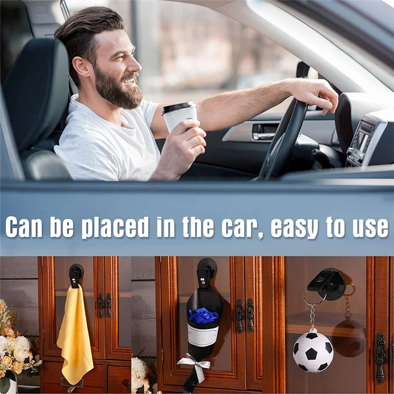 Suction Cup Clip Round Suction Cup Clamp Metal Holder Reusable Strong Window Car Card Suction Cup Holder Office Business