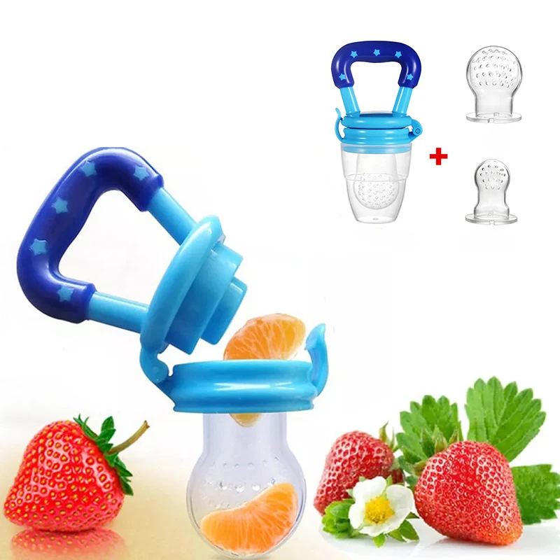 Baby Nipple Fresh Food Fruit Milk Feeding Bottles Nibbler Learn Feeding Baby Accessories Teething Pacifier For New Born