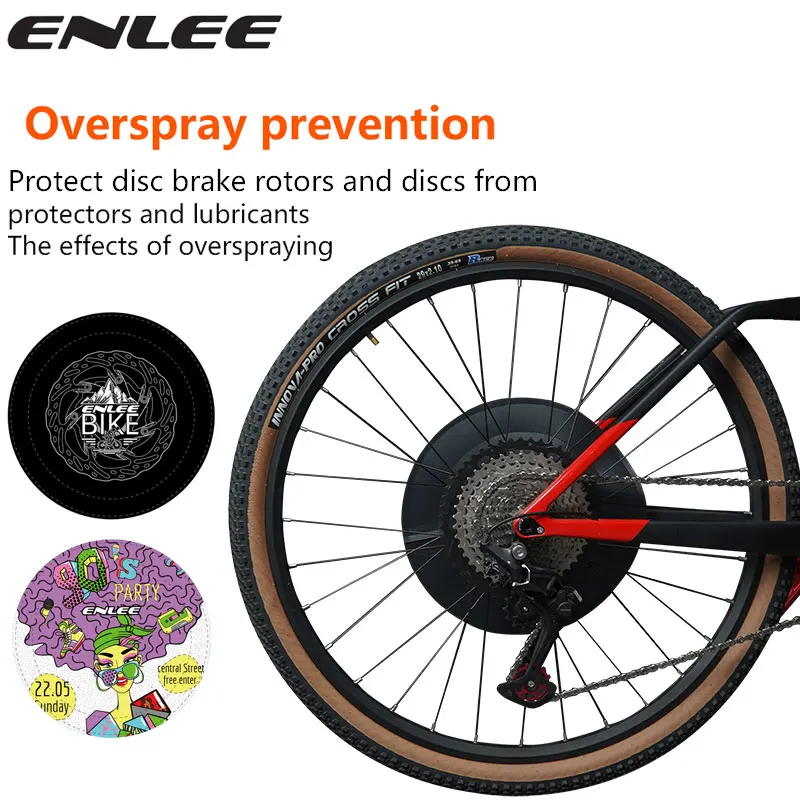 ENLEE Bicycle Car Wash Set Road Bike Disc Anti-Fouling Plate Dirt Protection Cleaning And Maintenance Car Washing Tools