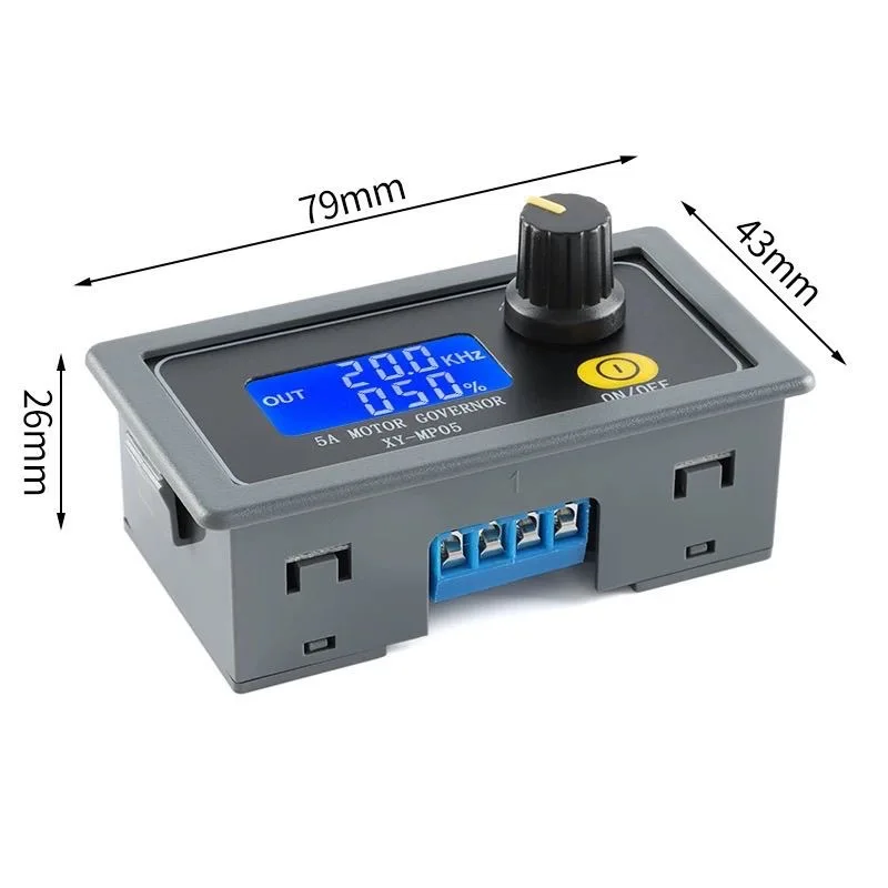 150W DC6-30V motor speed regulator PWM motor LED lighting dimming controller slow start slow stop encoder MP05