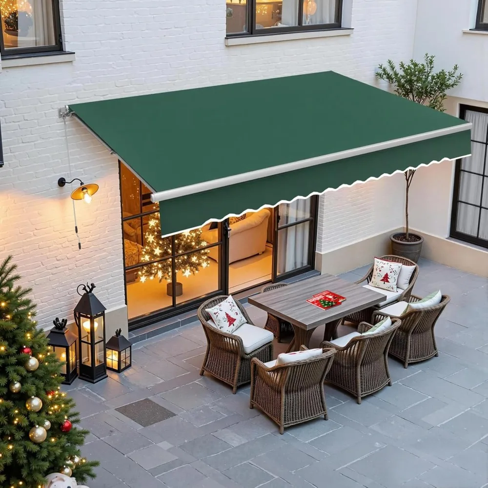 

Patio Awning 12x8 Feet Sunshade Canopy for Manual Retractable Awnings, Customized