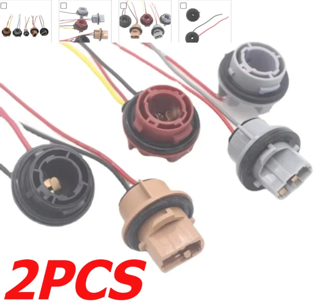 2pcs For Car T10 Wide Lamp Holder, Reverse Lamp Holder, Socket T10-T15 Base, LED Lamp Holder, Plug,License Plate Holder
