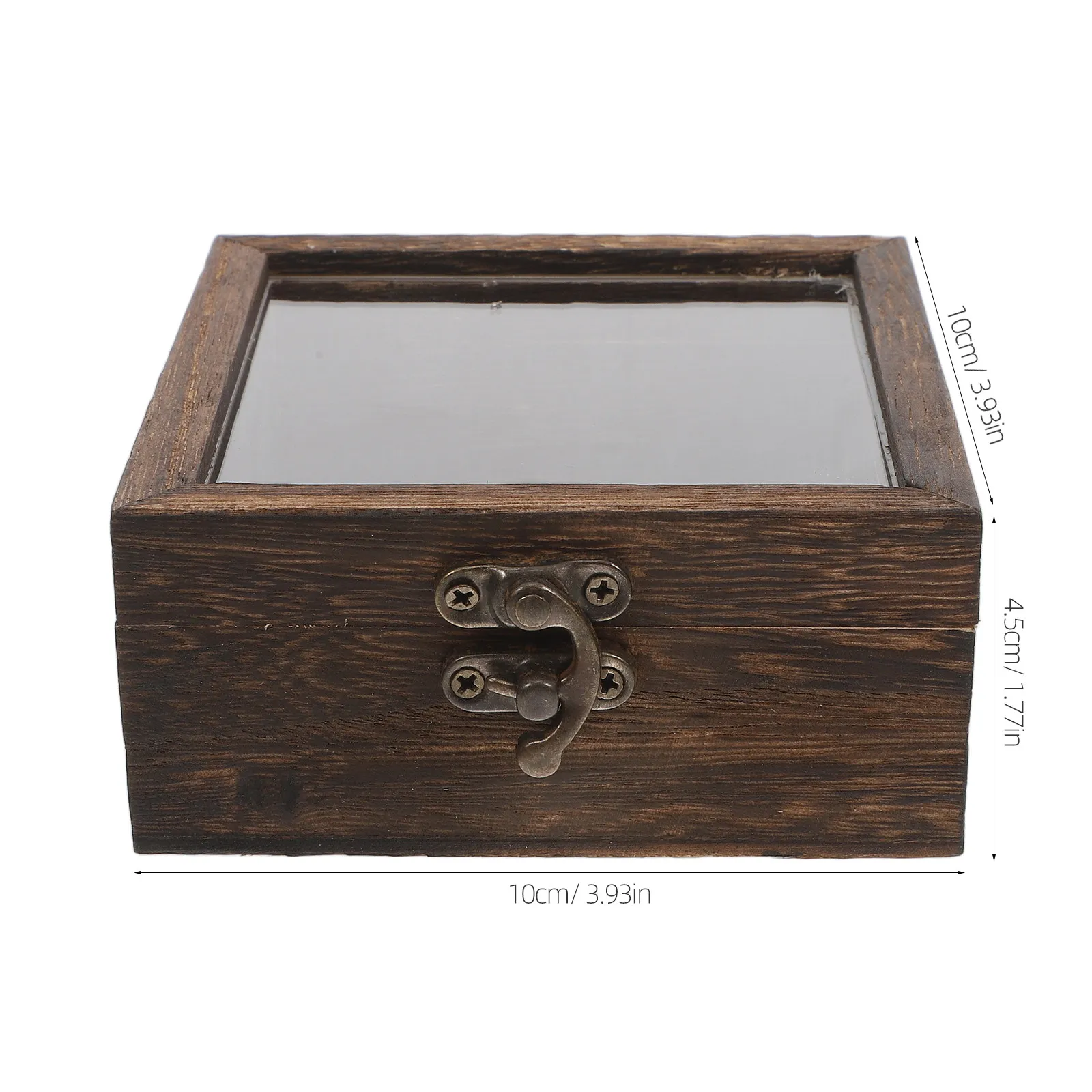 Versatile Wooden Display Box Flip Top Design for Insect Specimens Butterflies Dried Flowers Rocks Jewelry Collectibles Shadow