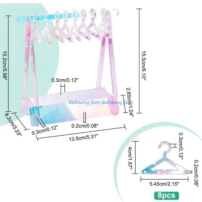 573B لطيف الحلق حامل الحامل شماعات المعطف يقف فريدة من الفريد من نوع #6
