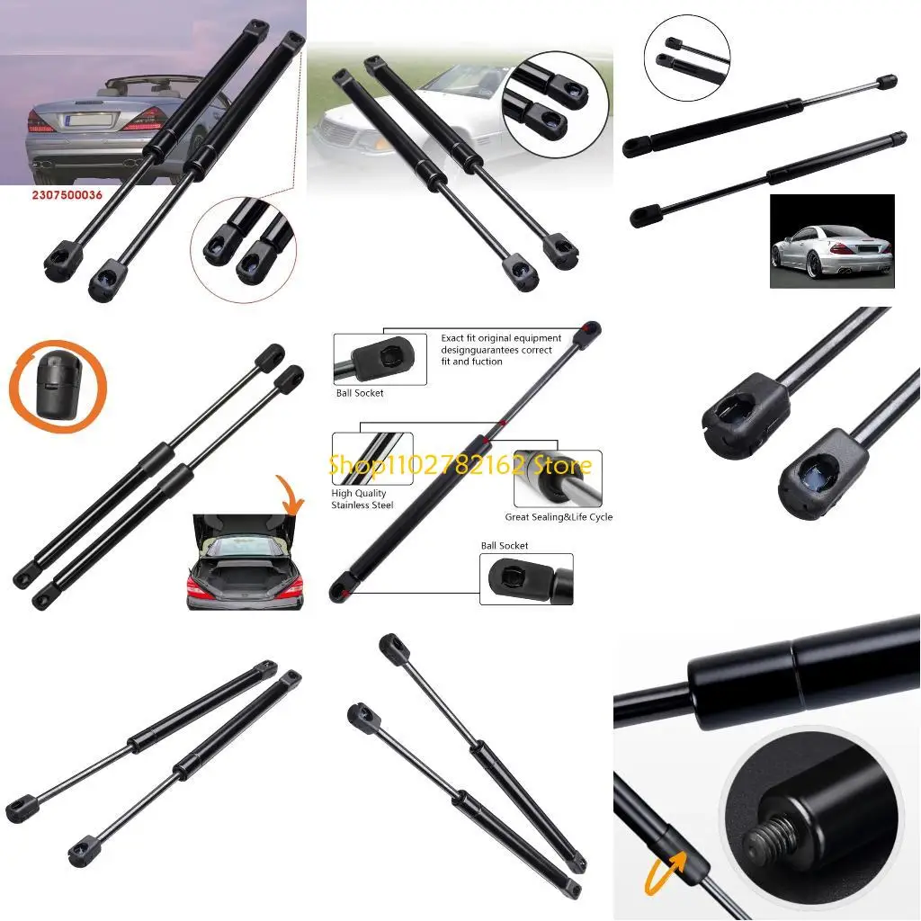 

547B 1 Pair Car Tailgate Gas Spring Struts for SL R230 Convertible 01-06 2307500036