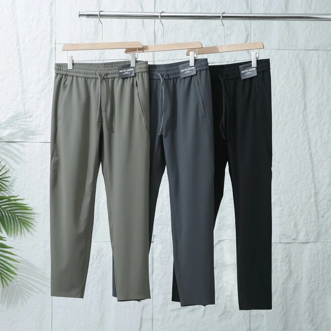 

High-End Men's Outdoor Sport Busin Casual Pants Qui Dry 3D Tailoring Functional Series Straight Leg Faionable Urban