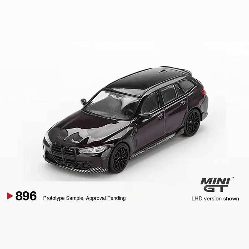 PreSale MINIGT 896 1:64 M3 G81 Touring Daytona Violet Diecast Model Collection Toys