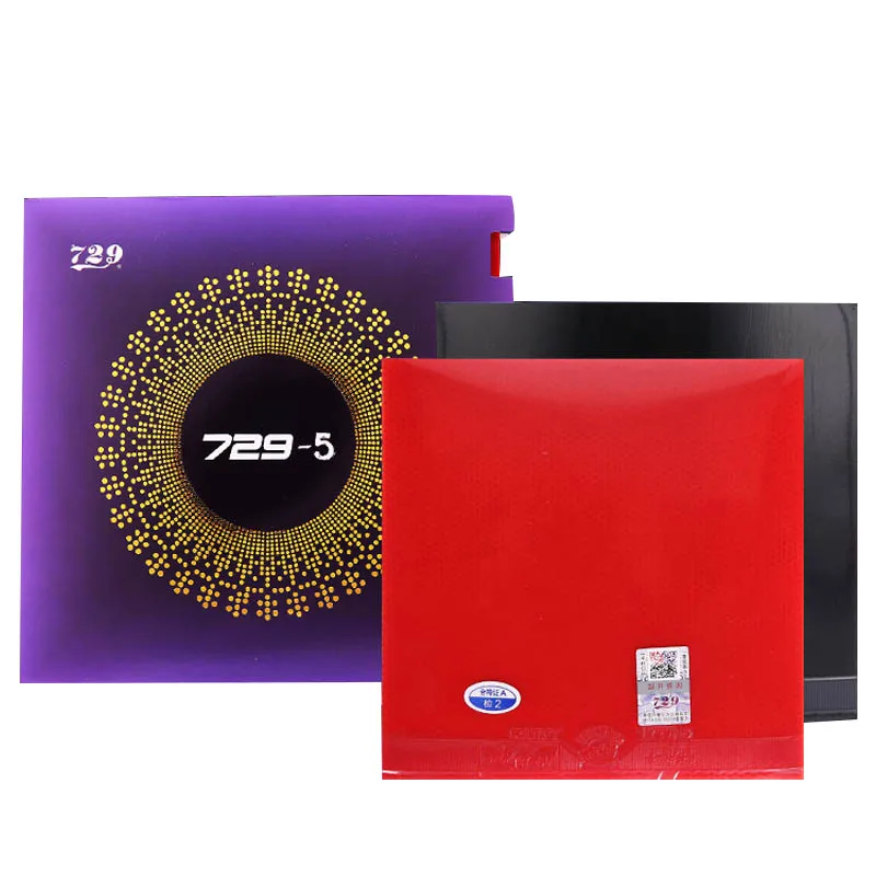 

Накладка для настольного тенниса Friendship 729-5, одобренная ITTF, липкая накладка на шипы, губка 2,2 мм для быстрой атак и петлей