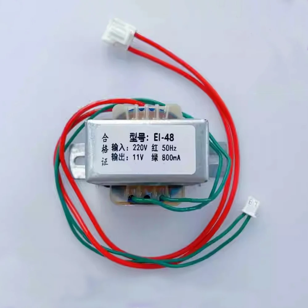 1Pcs EI48 Air Conditioning Transformer AC 220V To AC 11V 800mA 550mA External Cabinet Main Board 8W Pure Copper Enameled Wire