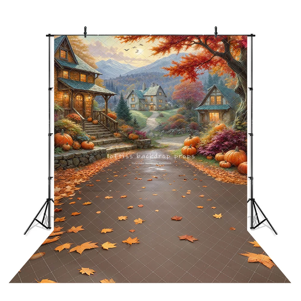 Halloween Festival Backdrops Kids Baby Photography Child Adult Photocall Decors Pumpkin Lantern Witch Poison Room Backgrounds