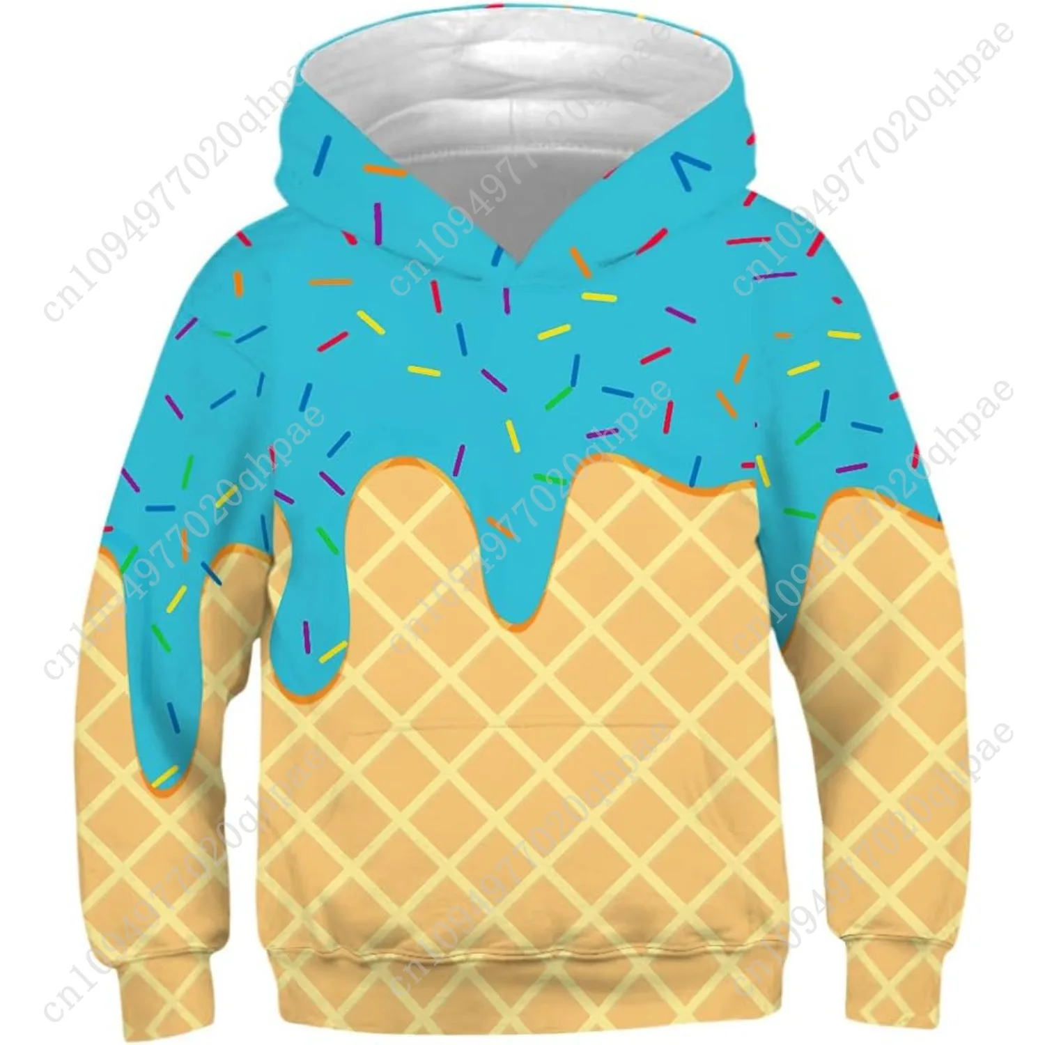 Bluza z kapturem Ainuno dla dzieci, chłopięca i dziewczęca, rozmiary 4-15 lat, zabawne bluzy z kapturem.