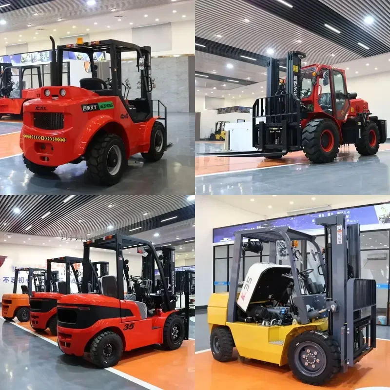 YG Forklift Lifting Truck 3 Ton 4 Tons 5 Ton CE EPA with Fork Positioner and Side Shifter Warehouse Forklif