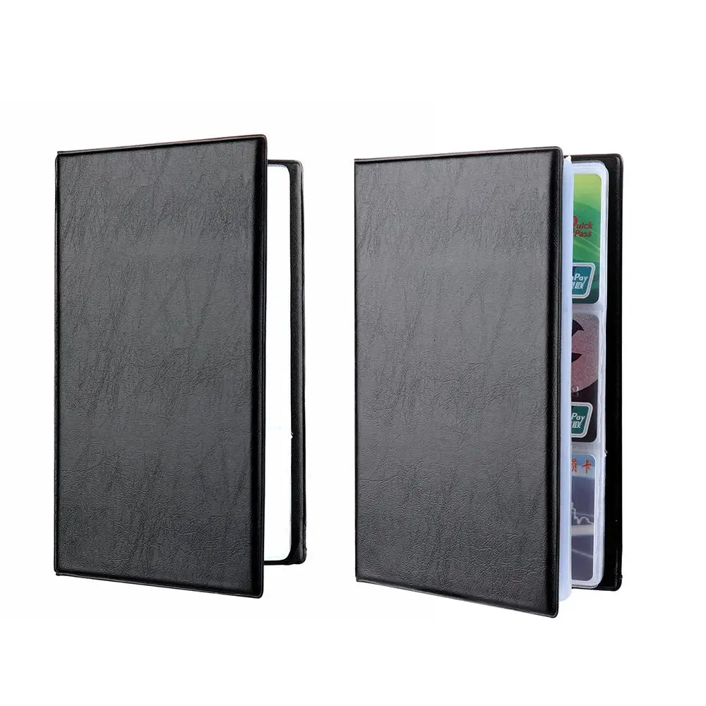 New Credit Card Collection Book Case Card Holder Books Cards Album Leather