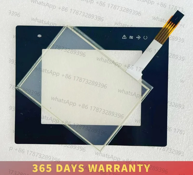 Panel de pantalla táctil digitalizador de cristal para eTOP306 eTOP306U301 eTOP306U201 eTOP306U101 con película protectora de superposición frontal