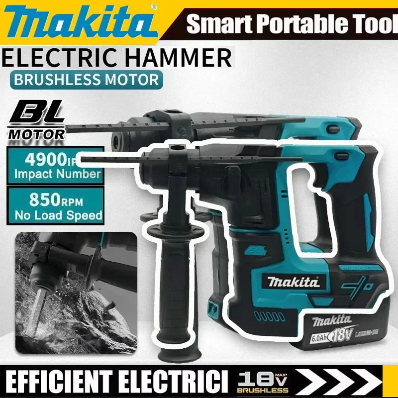 

Makita Brushless Hammer Cordless Electric Hammer 18V Lithium Battery Wireless Drills Makita 18v Power Tools