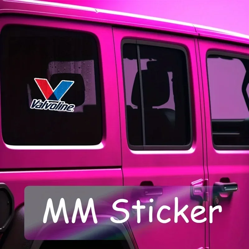 قطعة واحدة من ملصق السيارات الرائع Valvoline - شعار فريد لتخصيص سيارتك أو الدراجة النارية أو الشاحنة أو الأدوات - مناسب
