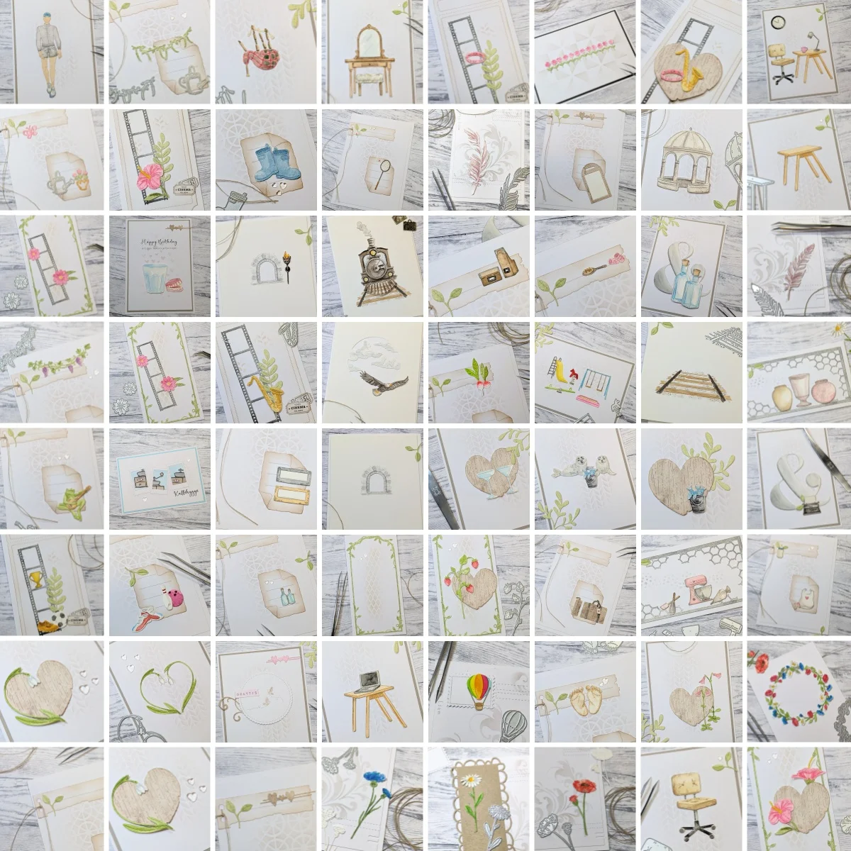 

Mini Summer Gift Collection Metal Cutting Dies For DIY Decorating Scrapbook Paper Card Album Embossing Flower Folder Craft