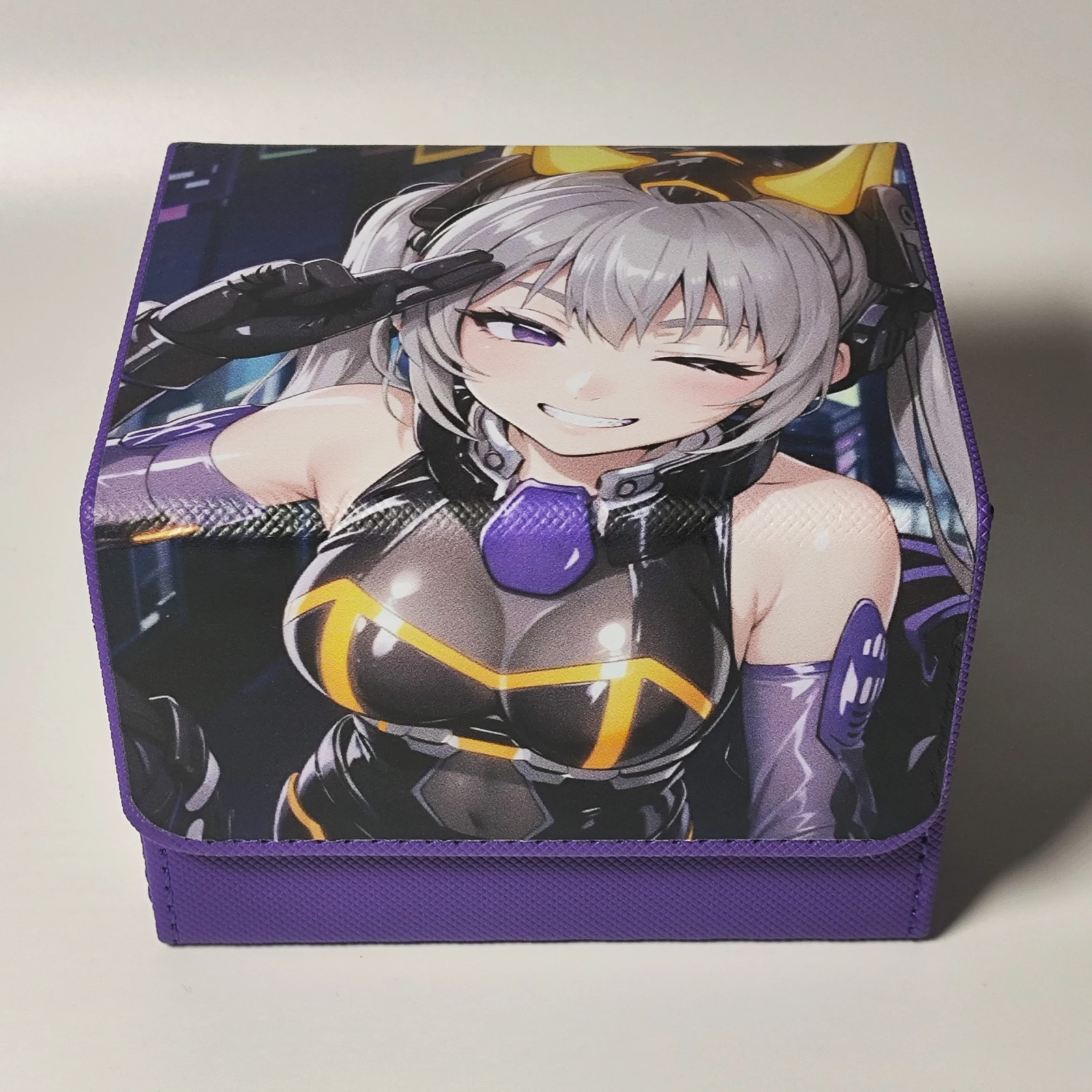 ديي ذاتية الصنع يو غي أوه! I:p Maskerena Card Storage Box Ygo I:p Maskerena Leather Collection Card Protection Box Gift Toy