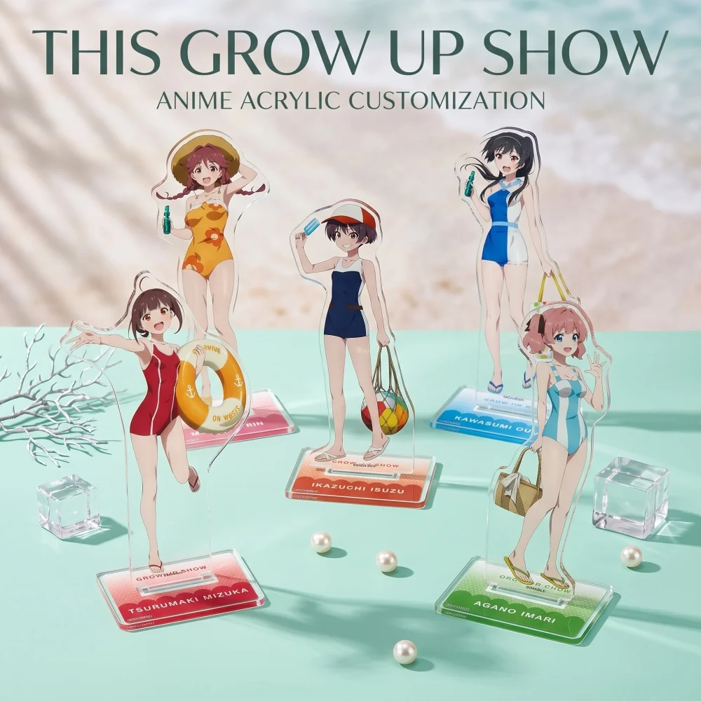 This Grow Up Show Acrylic Stand Keychain Mizuka Ouka Imari Summer Swimsuit Series Cute Fans Gift 2026 New